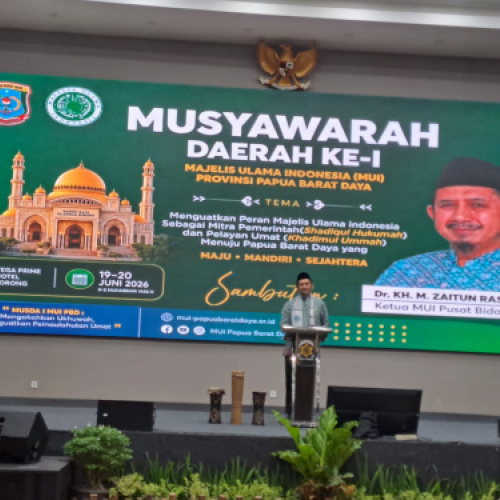 Ustaz Zaitun Rasmin Hadiri Musda MUI Papua Barat Daya: Tegaskan Peran Strategis MUI di Era Baru