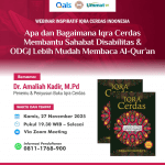 (Event) Sehari Lagi Ayo Ikutan ! Webinar Gratis Tentang Iqra Cerdas