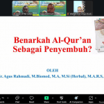 Dokter Agus Rahmadi Ungkap Al-Qur’an sebagai Syifa dalam Perspektif Kesehatan dan Ilmu