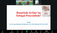Dokter Agus Rahmadi Ungkap Al-Qur’an sebagai Syifa dalam Perspektif Kesehatan dan Ilmu