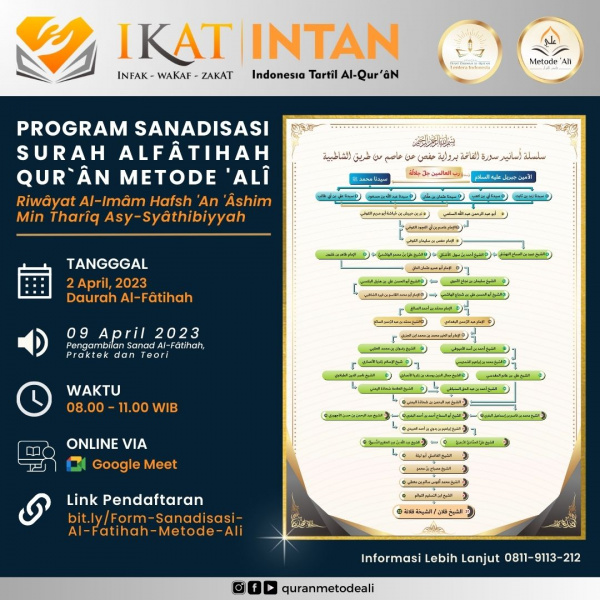 (Info) PROGRAM SANADISASI  SURAH ALFATIHAH
