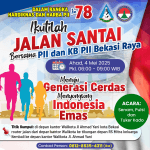 Dalam Rangka Hardiknas dan Harba PII ke 78 PII Bekasi Akan Gelar Gerak Jalan Santai di CFD Bekasi