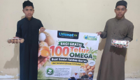 (Ummat TV Peduli) 100 Butir Telur OMEGA Buat Santri Penghafal Al Qur'an