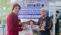 Yayasan Al Hijaz Depok Berqurban Bersama Yatim dan Penghafal Qur'an
