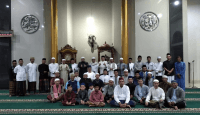 (Gambar) Suasana Jamaah Subuh Masjid Jami Baiturrohmah Situpute Bogor