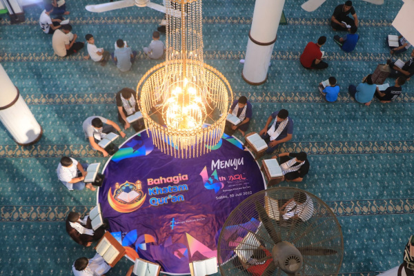 Sambut Milad ke-14 AQL, Santri Gaza Semarakkan Program Bahagia Khatam Qurâ€™an