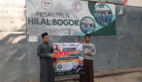 Pesantren Hilal Bogor Terima 100 Telur Omega dari Program Tebar Pangan Bergizi