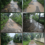 30 KK Warga dan Santri SMP–SMA Terdampak, Jalan H. Iyang Pakansari Rusak Bertahun-tahun