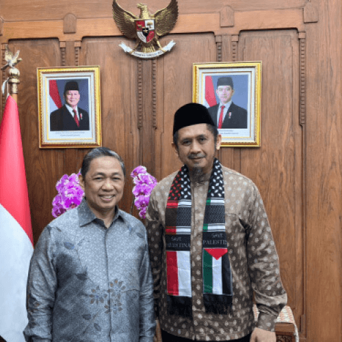 Ketua Umum Wahdah Islamiyah Bertemu Wamenlu Anis Matta, Bahas Isu Kemanusiaan Global