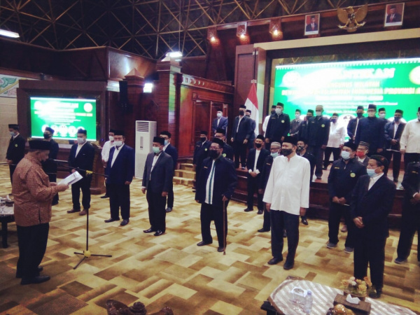 Usai Dilantik, Pemerintah Minta Dewan Dakwah Aceh Berperan Dalam Penguatan Syariat Islam di Aceh