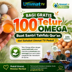 Telur OMEGA, Nutrisi Terbaik untuk Santri Tahfidz
