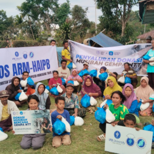 ARM HA-IPB Salurkan Bantuan Tahap 2, Sasar Desa Golo Ngawan, Manggarai Timur