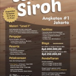 SEKOLAH SIROH  JAKARTA  Angkatan #1