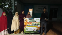 DKM Al I'tisham Bersama Ummat TV Peduli Tebar 100 Telur untuk Ponpes Tahfidz Putri Al-Badar
