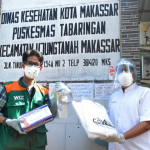 Wahdah Islamiyah 'Gercep' Salurkan Bantuan APD di Puskesmas Tabaringan Makassar