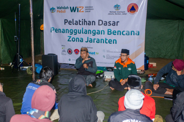 Terbatasnya Relawan, WIZ-Wahdah Peduli Selenggarakan Diklatsar Penanggulangan Bencana