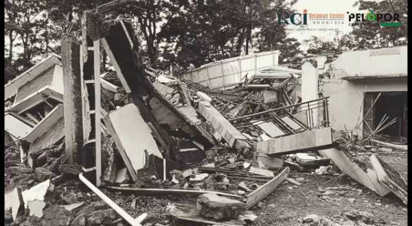 Gempa yang menimpa Cianjur lalu, berikan dampak kerugian material terutama rusaknya 281 masjid/mushola.