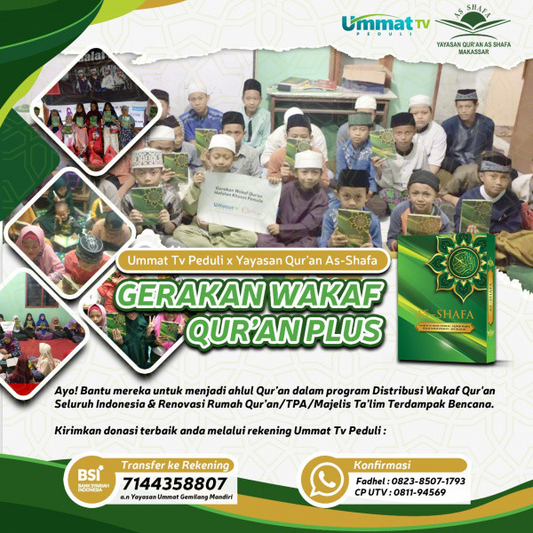 Wakaf Qur'an Plus Renovasi Rumah Tahfidz, TPQ, Ponpes Terdampak Bencana