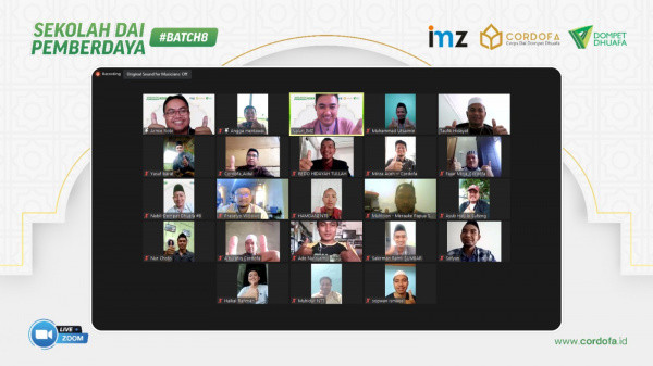 Cordofa Dompet Dhuafa dan IMZ Gelar Sekolah Dai Pemberdaya: Menguatkan ekonomi menegakkan kalam ilahi