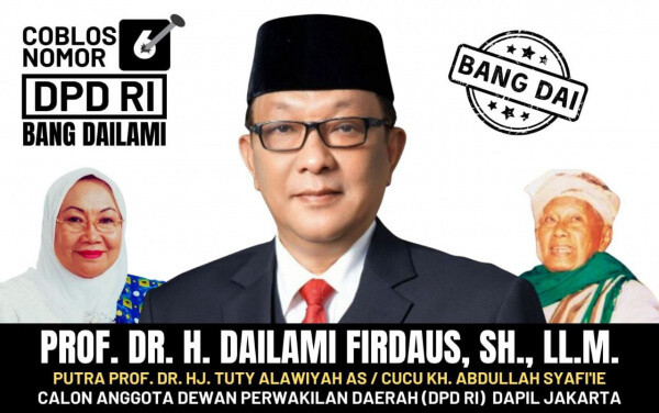 Real Count KPU: Prof. Dailami Firdaus Mendominasi Perolehan Suara di DKI Jakarta"