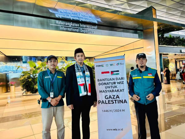 Wahdah Inspirasi Zakat  dan POROS Kirim Bantuan ke Palestina