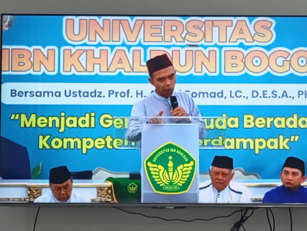 Kuliah Umum UAS di UIKA Bogor: Masjid Kampus sebagai Benteng Moral Generasi Muda