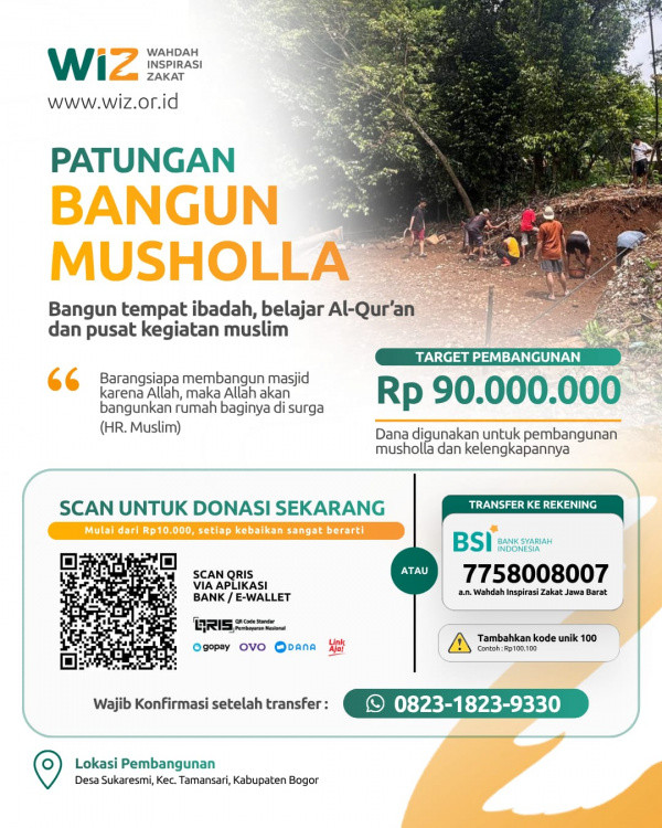 ( Info) Pembangunan Musholla di Tamansari Bogor Jadi Harapan Baru Warga