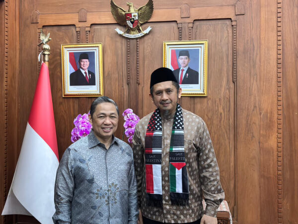 Ketua Umum Wahdah Islamiyah Bertemu Wamenlu Anis Matta, Bahas Isu Kemanusiaan Global