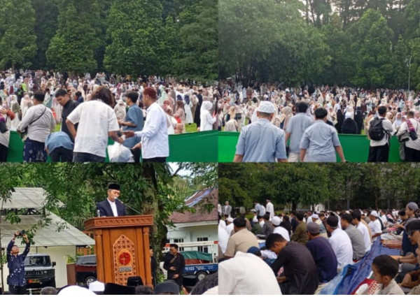 Shalat Idul Fitri 1447 H di Kebun Raya Bogor Dipadati Ribuan  Jamaah, Prof. Arif Satria Jadi Khotib