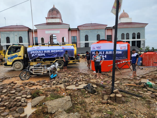 Laznas AQL Peduli Dirikan Posko Komando, Fokus Pulihkan Masjid dan Layanan Pengungsi di Sumut Aceh