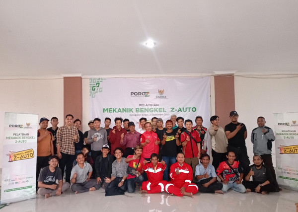 Program Z-Auto, POROZ Beri Pelatihan Perbengkelan Kepada Mustahik