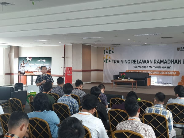 BAZNAS (BAZIS) DKI Jakarta Gaet IMZ Menyelenggarakan Training Relawan Ramadhan