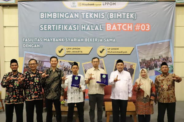 LPPOM DKI Jakarta dan Maybank Syariah Gelar Bimtek Sertifikasi Halal UMKM