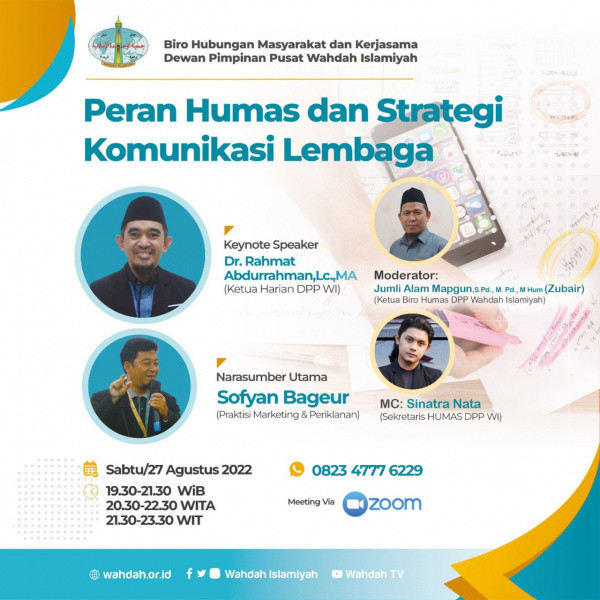 Tingkatkan Kualitas Komunikasi Lembaga, DPP Wahdah Islamiyah Adakan Pelatihan Kehumasan