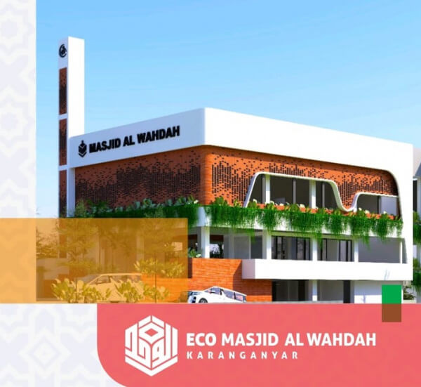 Masjid Al Wahdah Karanganyar Memiliki 8 Ramah Umat, Akan Diresmikan, Gubernur Jateng