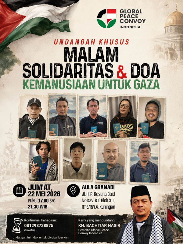 GPCI Gelar Malam Solidaritas dan Doa untuk Gaza