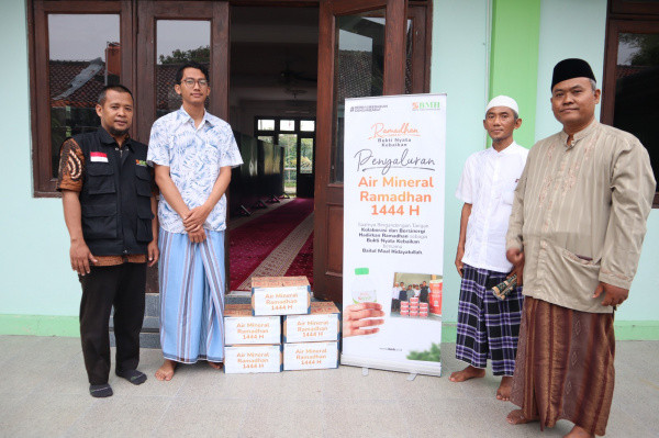 Semarak Ramadhan, BMH DIY Salurkan 10.800 Botol Air Mineral ke Masjid, Mushola dan Pesantren