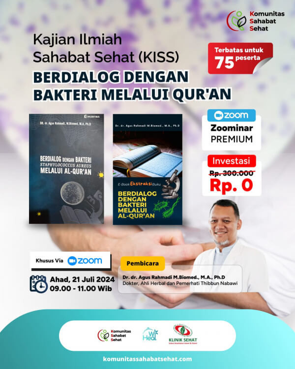 (Info) Zoominar Premium : Dialog Dengan Bakteri Melalui Quran (kuota terbatas)