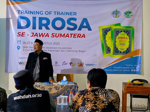 (gambar) Suasana Pelatihan ToT Dirosa Se Jawa Sumatera