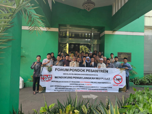 50 Perwakilan Lembaga Islam dari Bogor Raya Dukung MUI Pusat Pidanakan Pelaku LGBT
