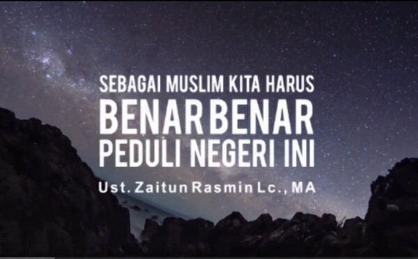 Ustadz Zaitun Rasmin : Kewajiban Bela Negara Dalam Islam