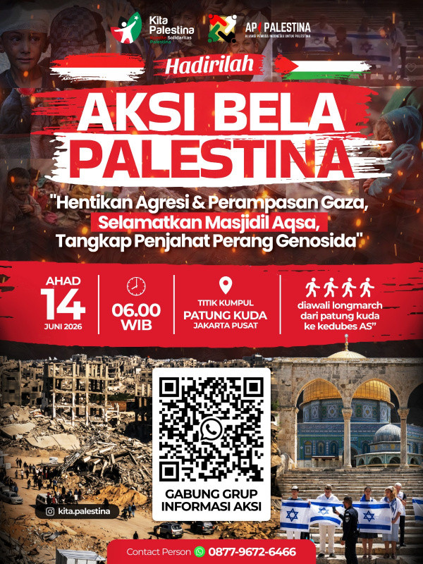 ( Info) Aksi Bela Palestina : Longmarch menuju Kedutaan Besar Amerika Serikat
