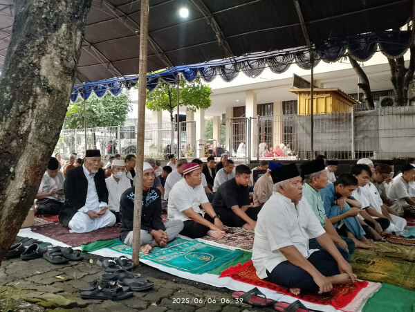 Shalat Idul Adha dan Penyembelihan hewan Qurban di Masjid Al Itisham Budi Agung