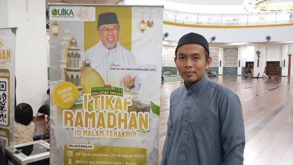 Masjid Ibn Khaldun UIKA Bogor Gelar I’tikaf Ramadhan, Peserta Capai  Sekitar 600 Orang