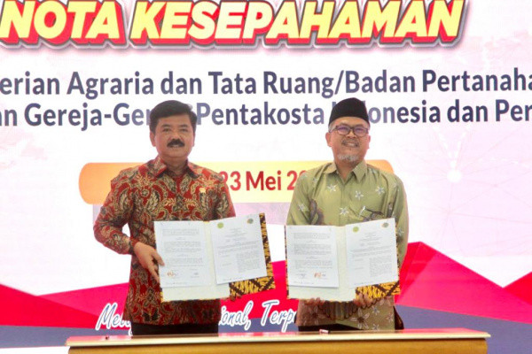 Percepat Sertifikasi Aset Jam'iyyah: Persis Teken MoU dengan Menteri ATR/BPN