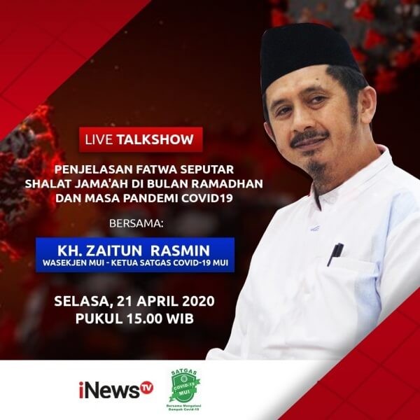 Live Talkshow: Edukasi Ibadah Ramadhan Saat Pandemi Covid 19